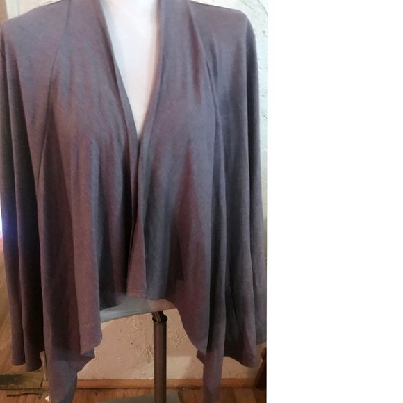 LOGO Lounge Lori Goldstein Gray Blazer Size L - Picture 1 of 6